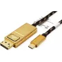 ROLINE 11.04.5848 USB-graphics adapter 4096 x 2560 Pixel Black - Gold (11.04.5848)