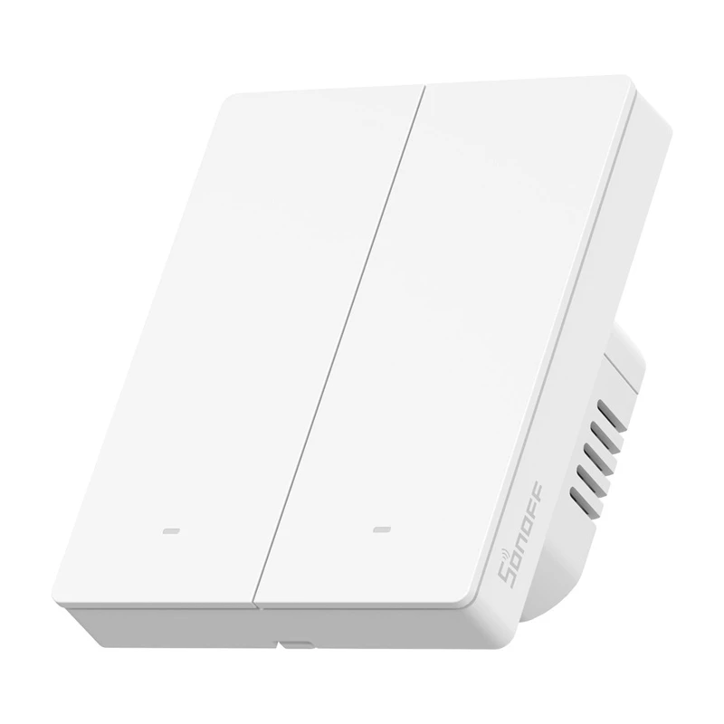 Wall-mounted WiFi smart switch Sonoff M5-2C-80W 2-channel for frame