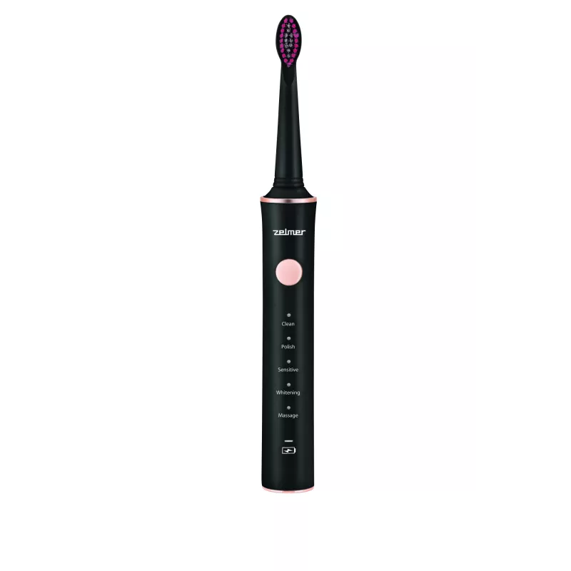 Electric toothbrush ZELMER ZTB2010K Black, rechargeable, compact design