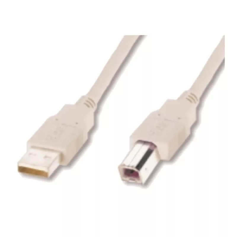 5M USB 2.0 Cable A-B / M-M Grey Classic