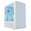 PC case MODECOM BREEZE ARGB Flow MIDI Black — ATX, 3x140mm front + 1x140mm rear, tempered glass, USB-C