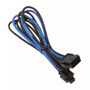 Silverstone EPS 8-Pin zu EPS/ATX 4+4-Pin Cable, 300mm - black/ (SST-PP07-EPS8BA)