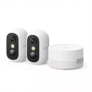 eufy eufyCam C35 - 2 Camera Kit - Network Surveillance Camera - Outdoor Area, Indoor Area - weatherproof - Colour (day/night) - 1920 x 1080 - 1080p - Audio - wireless - Wi-Fi - Gle
