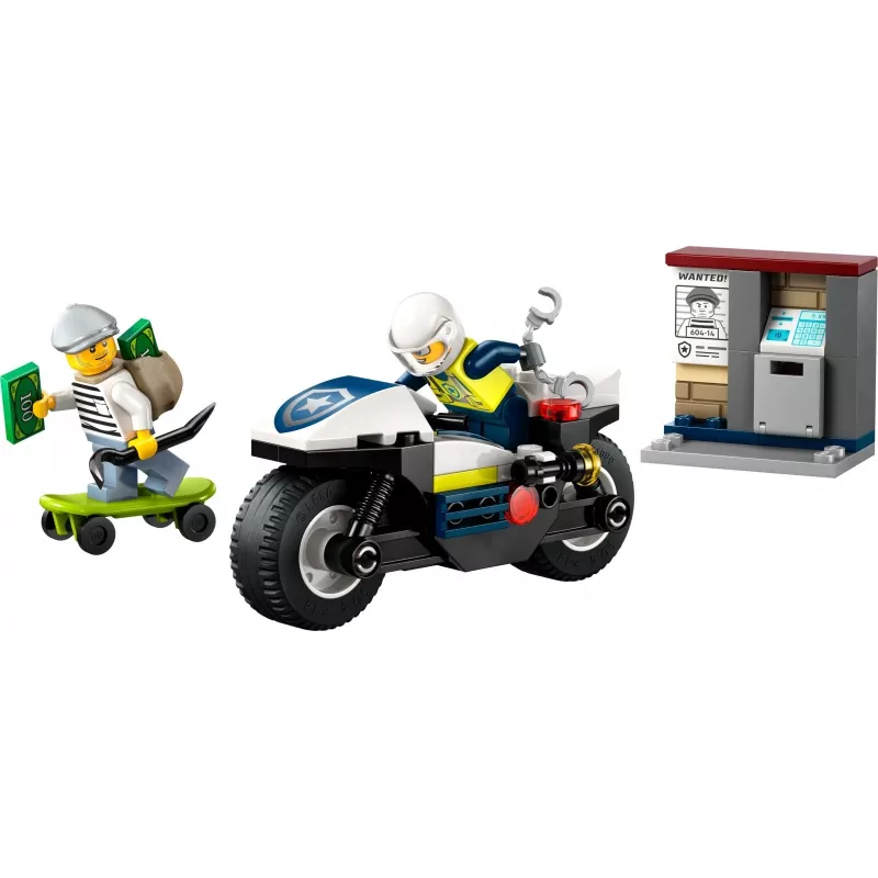 LEGO City Police Motorcycle Chase set 60455 — 65 pieces, 2 minifigures, ages 4+