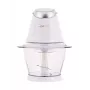 Electric food chopper CLATRONIC MZ 3579 — 250 W, 1 L, stainless steel blades, ice-crushing, white
