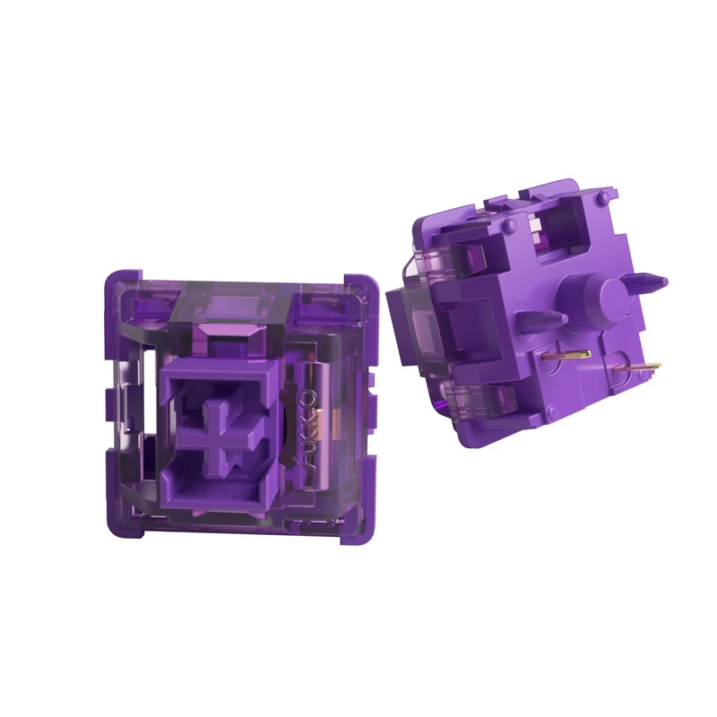Akko V3 Pro Lavender Purple Mechanical Switch, 5-Pin, Tactile, MX Stem, 40 g, 45 pcs