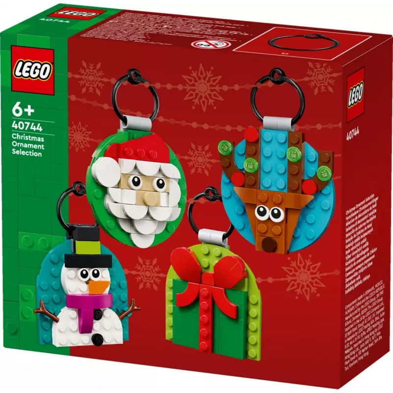 Bricks Iconic 40744 Christmas Ornament Selection