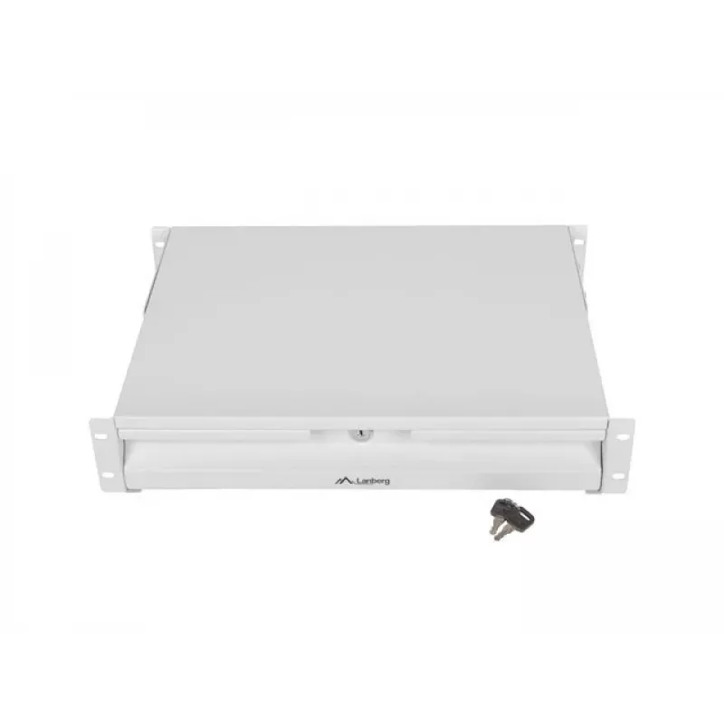 CABINET DRAWER 19 2U 360MM GREY LANBERG (2U/483X360MM LOAD CAPACITY UP TO 90KG, 4-POINT MOUNTING)