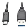 Tripp U428-003-G2 USB-C-to-USB-A-Cable (Plug/Plug) - USB 3.2 Gen 2 (10 Gbit/s) - Thunderbolt 3-compatible - 0,91 m - 1,83 m - USB C - USB A - USB 3.2 Gen 2 (3.1 Gen 2) - Male/Male