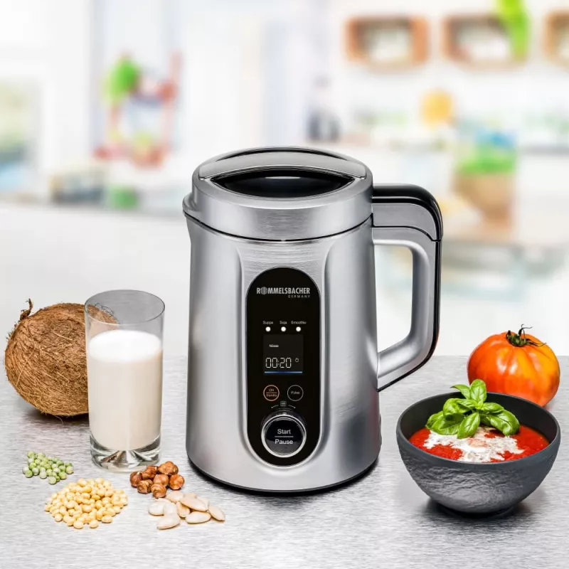 Soup and Plant-Drink Maker Rommelsbacher SVD 1400, 1.3 L, 1400 W, Silver, Plastic housing