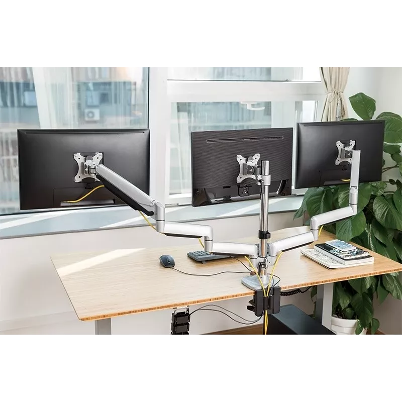 LogiLink BP0052 monitor mount / stand 81.3 cm (32) Desk Metallic