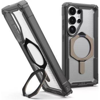 UAG Urban Armor Gear Plasma XTE Kickstand Case with Magnet Module | Samsung Galaxy S26 Ultra | ash (grey)/transparent/titanium | 214522113136