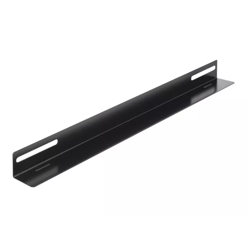 Delock 19 inch Rack Mounting Bracket 450 x 40 mm, 2 Pieces, Black Metal