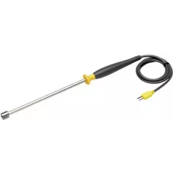 Fluke SureGrip - Test probe - Black - Silver - Yellow - Stainless Steel - PVC - 1 m - 60 V (2098723)