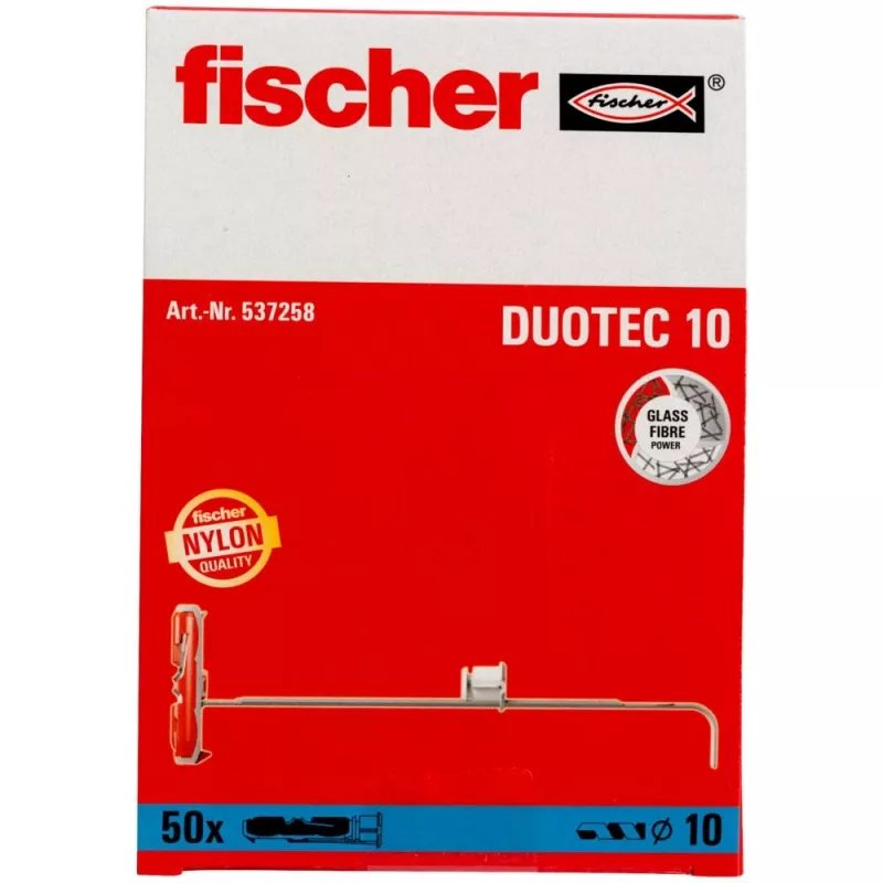 Fischer 537258 screw anchor / wall plug 50 pc(s) Screw & wall plug kit 50 mm