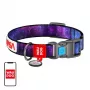 Dog collar Waudog NASA21 nylon size M, 20 mm width