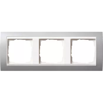 GIRA 0213326 Wall Plate/Switch Cover Aluminium - White (0213326)