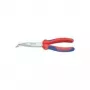 Knipex mechanics pliers l.200mm shape 2 40deg. threaded multi-component sheath chrome-plated