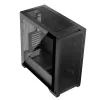 PC Case MODECOM VOLCANO EXPANSE T Midi Tower, tempered glass, USB-C, supports micro ATX, GPU up to 430 mm, CPU cooler up to 180 mm, 3x3.5 inch bays, 2x2.5 inch, black