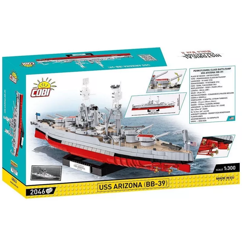 Blocks USS Arizona BB-39 2046 blocks