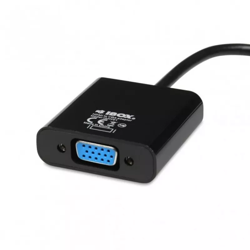 iBox IAHV01 HDMI to VGA adapter, black
