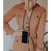 Phone necklace Lookabe loo014 for iPhone XR – gold-green protective pouch with strap
