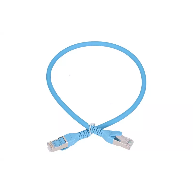 Network Cable Extralink LAN Patchcord Kat.6A RJ-45 Cat6a 0.5m Blue
