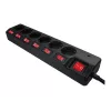Power Extension LogiLink LPS233 1.5m 6 AC Outlets Indoor Black