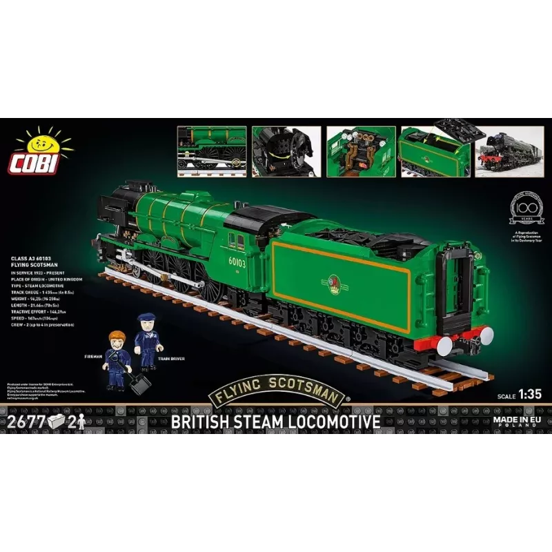 Cobi Building Blocks Train Flying Scotsman model COBI-6292 1:48 scale, construction set