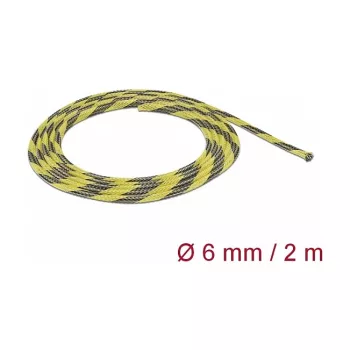 Cable Sleeve DeLOCK 20737 Black Yellow
