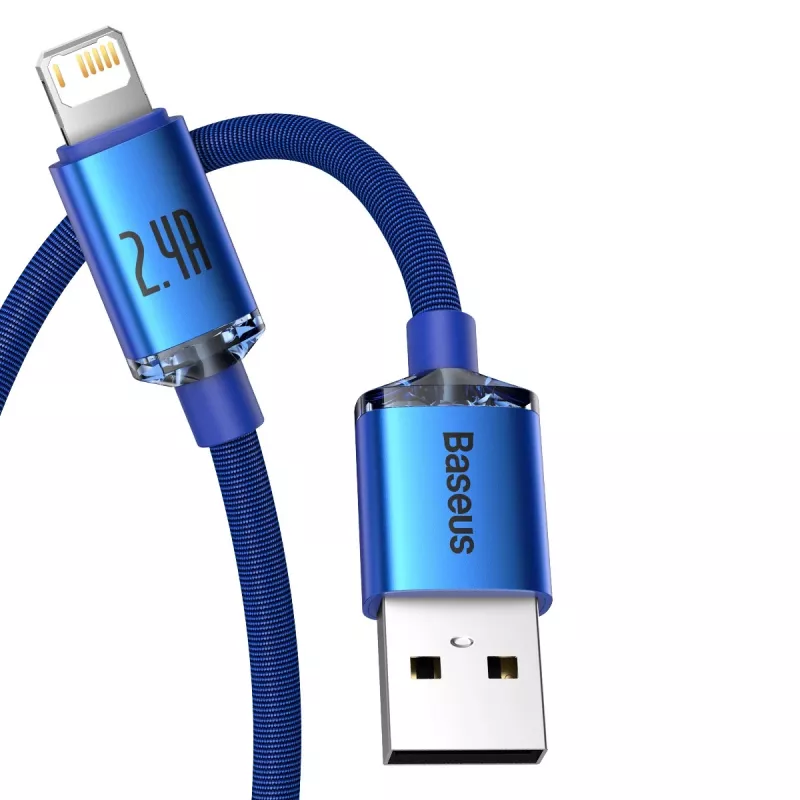 Lightning Cable Baseus CAJY000003 1.2m Blue 2.4A