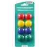 Whiteboard magnets Stanger model 73002 set of 8 colours, pack of 8 round markers