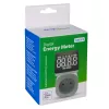 Energy wattmeter GreenBlue GB620E for mains 220V, max 16A, plug-in power/energy monitor