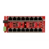 Extralink Gigabit PoE Injector 8 Port Active, 8 ports Gigabit 802.3at/af, Mode A