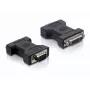 Delock - VGA-Adapter - DVI-I (W) to HD-15 (VGA) (M) - Thumbscrews (65017)