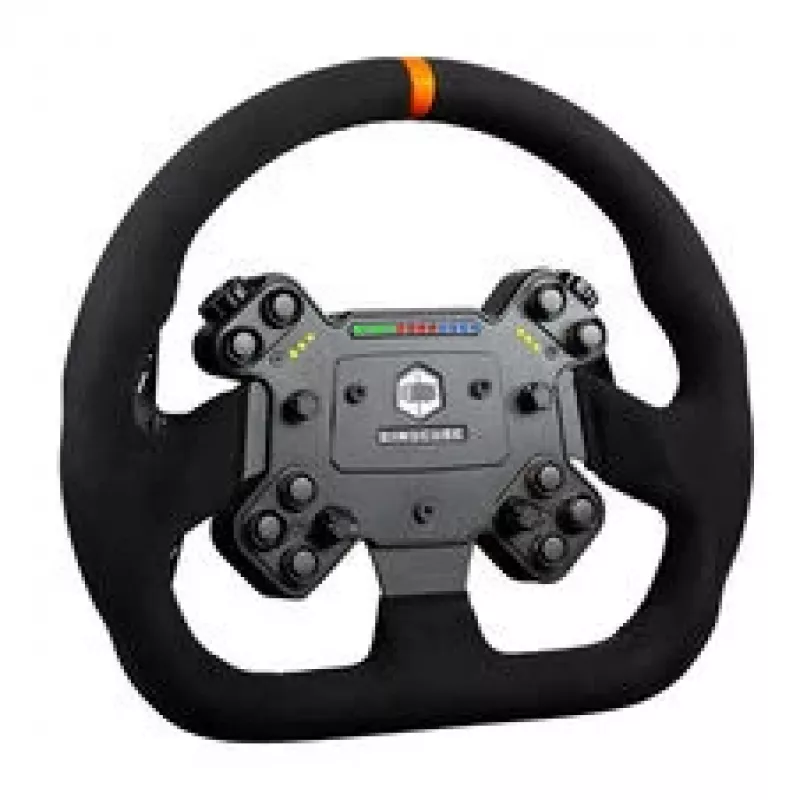 Simucube Valo GT-23 SC3 Simracing-Steering Wheel, 320 mm Diameter, GT-Design, SC3-Quick-Release - black, suede