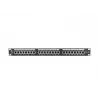 Lanberg PPS5-1024-B 24-Port Cat5e Shielded Patch Panel 1U 19 inch Rack Mount Black