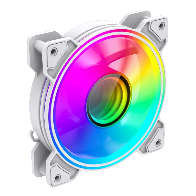 Gamemax | Case fan | DUAL RING INFINITY | White