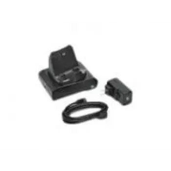 Zebra mobile device charger CRD-MPM-1SCHGEU1-01 — Indoor AC charger for portable printers, Black