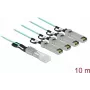 Active Optical Cable QSFP+ to 4 x SFP+ 10 m DeLOCK 84073