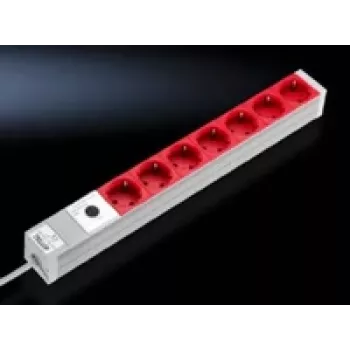 Rittal - Extension Cord (Rack - rack-mountable) - 7 Output Plugs (7240.260)