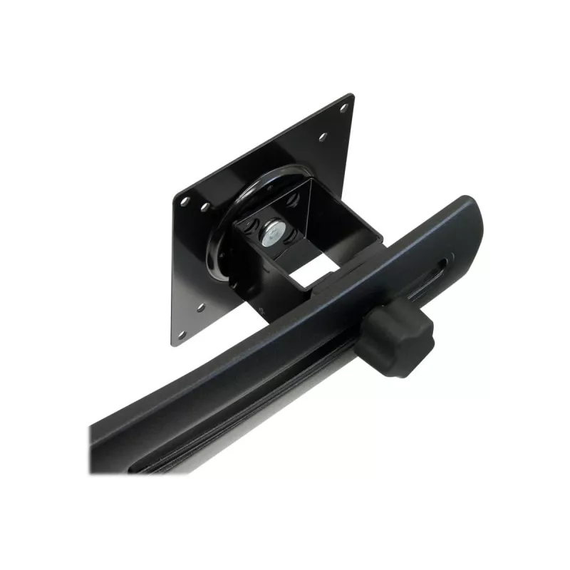 Ergotron DS100 - Stand - horizontal - for 2 LCD-Displays - Aluminium, Steel - Black - Screen Size: to 61 cm (to 24 inch)