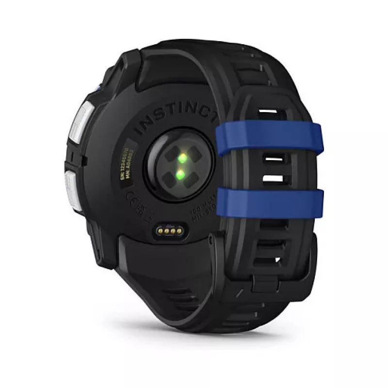 Smartwatch GARMIN Instinct 3.05 cm (1.2 inch) AMOLED 45 mm 390x390 px Touchscreen Black White GPS 4 GB 53 g Silicone band