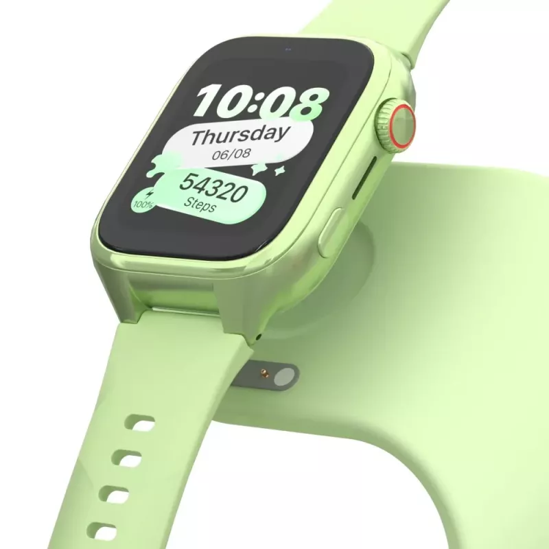 Charging stand Stelio ST-CHS01-PCH Junior pistachio – charging stand for portable devices