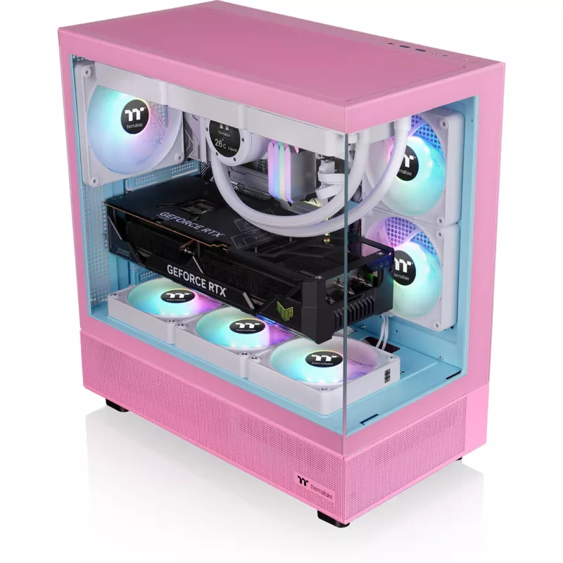 Thermaltake View 270 Plus TG ARGB Bubble Pink - Enclosure - ATX - Midi/Mini Tower - ATX