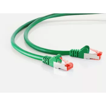 Patch Cable RJ45 S/FTP Cat6 0.25m ShiverPeaks Green