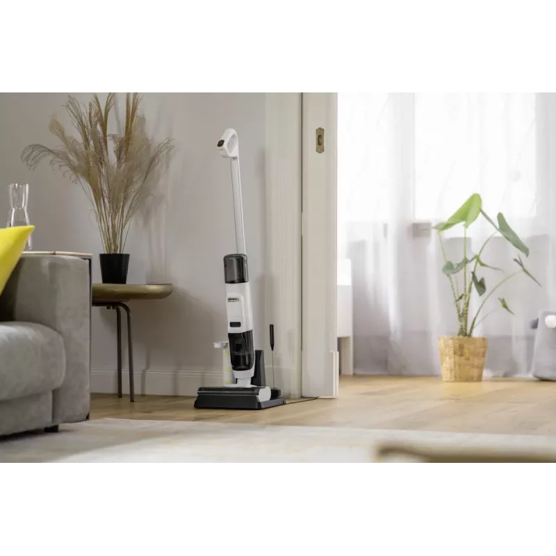 Floor washer vacuum Karcher FCV2 Natural N 1.056-101.0 — battery 21.6V, runtime 25 min, 160W, dry & wet, bagless, LED display