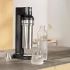 Carbonating bottle BRITA 118426 – 1 L glass bottle with stainless steel cap, 287 mm height, pack of 2