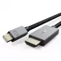 Mini DisplayPort to HDMI cable CABLETIME 1 m, 4K@30Hz, passive adapter cable