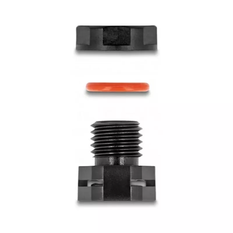 DeLOCK Ventilation Plug M6 black 2 pcs Polyamide